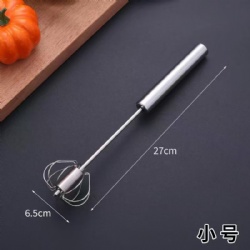 Stainless steel semi-automatic egg beater